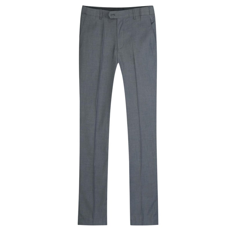 YFFUSHI Men's Slim Fit 3 Piece Suit One Button Blazer Tux Vest & Trousers,Dark Grey,Small - Image 5